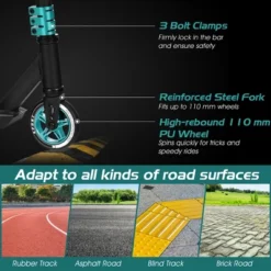 Costway High End Pro Stunt Scooter W/Luminous Aluminum Deck 10mm Wheel Freestyle Tricks 15 Costway High End Pro Stunt Scooter W/Luminous Aluminum Deck 10mm Wheel Freestyle Tricks -Costway Store GUEST 00809cc0 deb8 41f9 b504 366d60b6e883