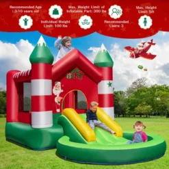 Costway Christmas-Theme Inflatable Bounce House W/ 550W Blower Christmas Gift For Kids 15 Costway Christmas-Theme Inflatable Bounce House W/ 550W Blower Christmas Gift For Kids -Costway Store GUEST 00921c88 0c77 4cfd a83a 42a11b921d90
