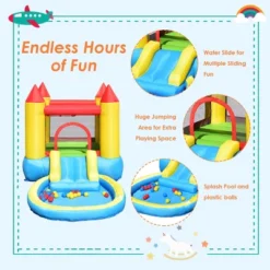 Costway Inflatable Bounce House Kids Slide Jumping Castle Bouncer W/Pool And 580W Blower 13 Costway Inflatable Bounce House Kids Slide Jumping Castle Bouncer W/Pool And 580W Blower -Costway Store GUEST 00b9f78b 524d 4781 84ff ac5f94cdaf0f