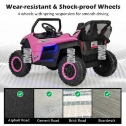 Costway 12V 2-Seater Kids Ride On UTV RC Electric Vehicle Suspension W/ Lights & Music 17 Costway 12V 2-Seater Kids Ride On UTV RC Electric Vehicle Suspension W/ Lights & Music -Costway Store GUEST 01964894 db18 45fd ab93 8d8278a342b8