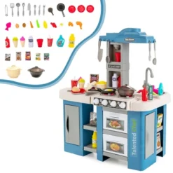 Costway Large Plastic Play Kitchen Set W/ 67 Pcs Cooking Accessories Food &Realistic Lights & Sounds 19 Costway Large Plastic Play Kitchen Set W/ 67 Pcs Cooking Accessories Food &Realistic Lights & Sounds -Costway Store GUEST 01e521b2 4d7a 419c 9fc5 2884a8271dbd