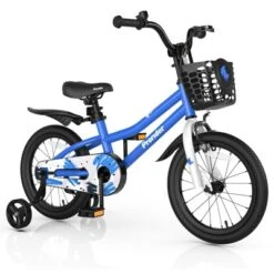 Costway 16'' Kid's Bike With Removable Training Wheels & Basket For 4-7 Years Old White/Blue/Red/Skyblue 26 Costway 16'' Kid's Bike With Removable Training Wheels & Basket For 4-7 Years Old White/Blue/Red/Skyblue -Costway Store GUEST 02602437 9c77 4537 93ca abb02c7958ac