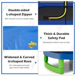 Costway 7FT Kids Trampoline Outdoor Indoor Recreational Bounce Jumper ASTM Approved 15 Costway 7FT Kids Trampoline Outdoor Indoor Recreational Bounce Jumper ASTM Approved -Costway Store GUEST 0283f459 4732 45b6 84c8 ca71dbee0961