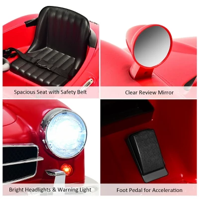 Costway MERCEDES BENZ 300SL AMG RC Electric Toy Kids Baby Ride On Car 9 Costway MERCEDES BENZ 300SL AMG RC Electric Toy Kids Baby Ride On Car - Image 9