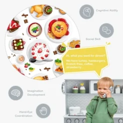 Costway Pretend Play Kitchen Wooden Toy Set For Kids W/ Realistic Light & Sound 14 Costway Pretend Play Kitchen Wooden Toy Set For Kids W/ Realistic Light & Sound -Costway Store GUEST 04f43538 cfb9 4a76 afee 3595681dcef1