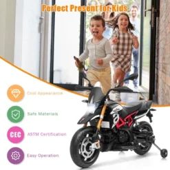 Costway 12V Kids Ride-On Motorcycle Motor Bike W/ Training Wheels Red Black 13 Costway 12V Kids Ride-On Motorcycle Motor Bike W/ Training Wheels Red Black -Costway Store GUEST 073c17f0 43fc 42bf be78 cdda171dac45