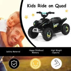 Costway 6V Kids Electric Quad ATV 4 Wheels Ride On Toy Toddlers Forward&Reverse WhiteBlackBlueRed -Costway Store GUEST 075073e8 9af6 4a06 9d70 f0bc3d4c947d