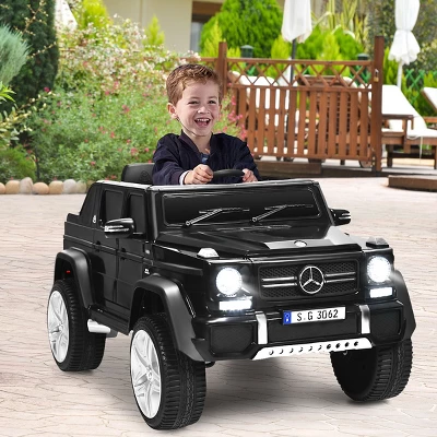 Costway Mercedes Benz 12V Electric Kids Ride On Car RC Remote Control W/Trunk 2 Costway Mercedes Benz 12V Electric Kids Ride On Car RC Remote Control W/Trunk - Image 2