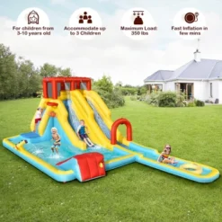 Costway 7 In 1 Inflatable Dual Slide Water Park Climbing Bouncer 15 Costway 7 In 1 Inflatable Dual Slide Water Park Climbing Bouncer -Costway Store GUEST 0926215d fe09 4fe1 84c8 c8ac348528ff