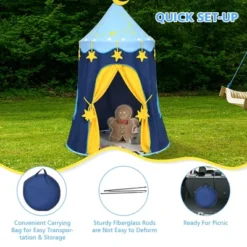 Costway Kids Foldable Pop Up Play Tent W/ Star Lights Carry Bag Indoor Outdoor 13 Costway Kids Foldable Pop Up Play Tent W/ Star Lights Carry Bag Indoor Outdoor -Costway Store GUEST 09aea477 20c3 4dac 9c15 97c76afd2ef6