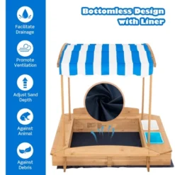 Costway Kids Large Wooden Sandbox W/ 2 Bench Seats Outdoor Play Station For Children 12 Costway Kids Large Wooden Sandbox W/ 2 Bench Seats Outdoor Play Station For Children -Costway Store GUEST 0a06bc3f 23a7 42da aca3 8b608a5b0645