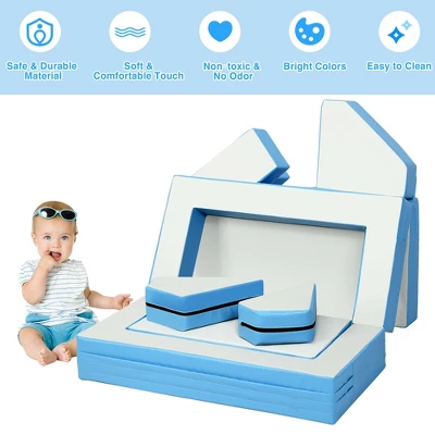 Costway 4-in-1 Crawl Climb Foam Shapes Playset Softzone Toy Kids Toddler Preschoolers 3 Costway 4-in-1 Crawl Climb Foam Shapes Playset Softzone Toy Kids Toddler Preschoolers - Image 3