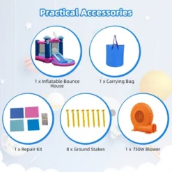 Costway Inflatable Space-themed Bounce House Kids 3-in-1 Bounce Castle W/ 750W Blower 16 Costway Inflatable Space-themed Bounce House Kids 3-in-1 Bounce Castle W/ 750W Blower -Costway Store GUEST 0c185081 e8ff 45e3 bcd5 f8442241c1f5