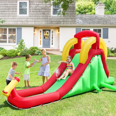 Costway Inflatable Water Slide Bounce House Bouncer Kids Jumper Climbing With 550W Blower 3 Costway Inflatable Water Slide Bounce House Bouncer Kids Jumper Climbing With 550W Blower - Image 3