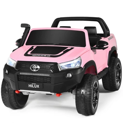 Costway 2x12V Licensed Toyota Hilux Ride On Truck Car 2-Seater 4WD W/ Remote Control 10 Costway 2x12V Licensed Toyota Hilux Ride On Truck Car 2-Seater 4WD W/ Remote Control - Image 10