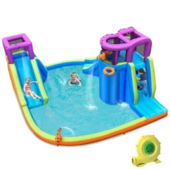 Costway 6 In 1 Inflatable Dual Slide Water Park Climbing Bouncer 21 Costway 6 In 1 Inflatable Dual Slide Water Park Climbing Bouncer -Costway Store GUEST 0ebbf5d1 e0d2 4991 96f1 dabee3934f63