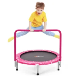 Costway 36'' Kids Trampoline Rebounder W/Full Covered Handrail & Pad Indoor Outdoor PinkBlue 21 Costway 36'' Kids Trampoline Rebounder W/Full Covered Handrail & Pad Indoor Outdoor PinkBlue -Costway Store GUEST 0f3e6184 874a 46df a020 9d6d34ac1c61