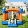 Costway Inflatable Bounce House Kids Magic Castle W/ Large Jumping Area Without Blower