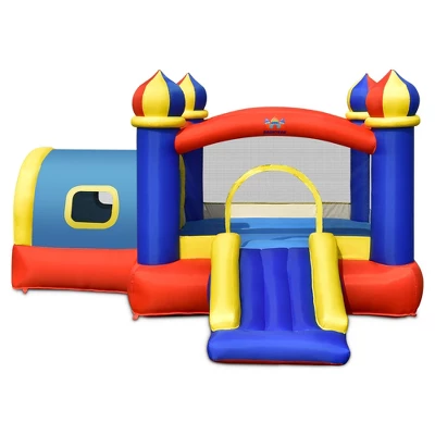 Costway Inflatable Castle Kids Bounce House W/ Slide Jumping & Playhouse Blower Excluded 9 Costway Inflatable Castle Kids Bounce House W/ Slide Jumping & Playhouse Blower Excluded - Image 9