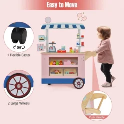 Costway Kids Snacks & Sweets Food Cart Kids Toy Cart Play Set With 30 PCS Accessories 15 Costway Kids Snacks & Sweets Food Cart Kids Toy Cart Play Set With 30 PCS Accessories -Costway Store GUEST 10a78b61 ca10 4060 b744 d040ceb167fb
