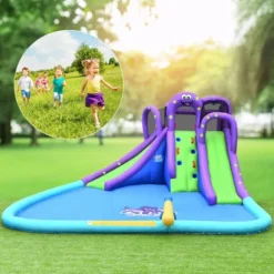 Costway Inflatable Water Park Octopus Bounce House Dual Slide Climbing Wall W/ Blower 11 Costway Inflatable Water Park Octopus Bounce House Dual Slide Climbing Wall W/ Blower -Costway Store GUEST 1198dcb7 5507 490b 98dc 18caf1a2542e