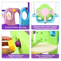 Costway 6 In 1 Toddler Climber And Swing Set W/ Basketball Hoop & Football Gate Backyard 13 Costway 6 In 1 Toddler Climber And Swing Set W/ Basketball Hoop & Football Gate Backyard -Costway Store GUEST 129e63e2 039f 49db 901a 5068235c01dd