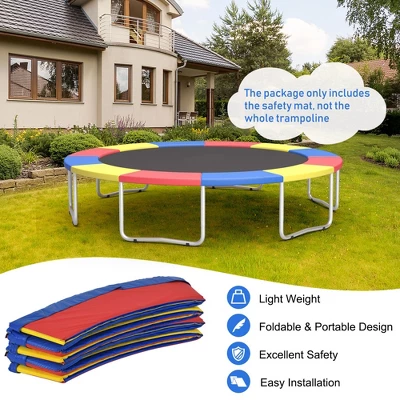 Costway 8/10/12/14/15/16FT Trampoline Replacement Safety Pad Universal Trampoline Cover 5 Costway 8/10/12/14/15/16FT Trampoline Replacement Safety Pad Universal Trampoline Cover - Image 5