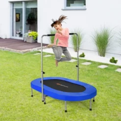 Costway Foldable Trampoline Double Mini Kids Fitness Rebounder W/ Adjustable Handle RedBlue 13 Costway Foldable Trampoline Double Mini Kids Fitness Rebounder W/ Adjustable Handle RedBlue -Costway Store GUEST 13f63f09 878b 4cef 9e35 283a5801b0ec