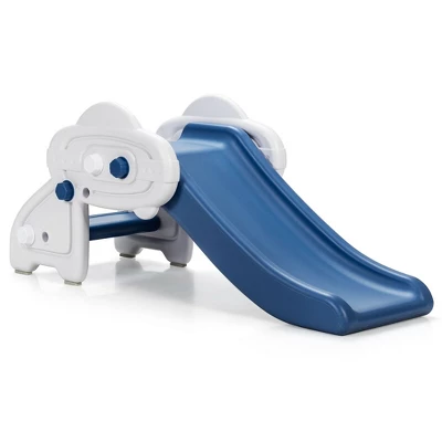 Costway Baby Slide Indoor First Play Climber Slide Set For Boys Girls Blue/Gray 10 Costway Baby Slide Indoor First Play Climber Slide Set For Boys Girls Blue/Gray - Image 10