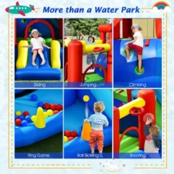 Costway 9-in-1 Inflatable Water Slide Kids Bounce Castle Giant Water Park W/ 860W Blower 13 Costway 9-in-1 Inflatable Water Slide Kids Bounce Castle Giant Water Park W/ 860W Blower -Costway Store GUEST 14c08a14 ac97 4a7b ae5c 0d2c9766ac14