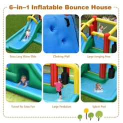 Costway Slide Water Park Climbing Bouncer Pendulum Tunnel Game With 750W Blower 12 Costway Slide Water Park Climbing Bouncer Pendulum Tunnel Game With 750W Blower -Costway Store GUEST 179152ee 5d8d 4679 9509 3bb057391c81