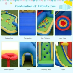 Costway Inflatable Kid Bounce House Slide Climbing Splash Pool Jumping Castle Without Blower 14 Costway Inflatable Kid Bounce House Slide Climbing Splash Pool Jumping Castle Without Blower -Costway Store GUEST 17b0803b 1acc 4e7f a0ff 3da4bb13acf2