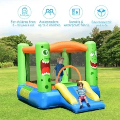 Costway Inflatable Bounce House Jumper Castle Kids Playhouse W/ Basketball Hoop & Slide 12 Costway Inflatable Bounce House Jumper Castle Kids Playhouse W/ Basketball Hoop & Slide -Costway Store GUEST 196ed357 c8d0 4f56 935e a53675046e32 1