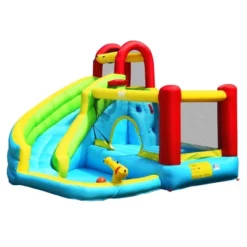 Costway Inflatable Kids Water Slide Jumper Bounce House Splash Water Pool W/ 480W Blower 16 Costway Inflatable Kids Water Slide Jumper Bounce House Splash Water Pool W/ 480W Blower -Costway Store GUEST 1a2be573 1fad 4a1a ab83 1edf72582f7a
