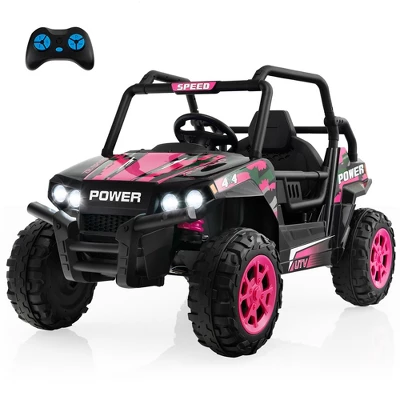 Costway 12V Kids Ride On UTV Electric Off-Road Truck Remote W/ LED Lights & Music 9 Costway 12V Kids Ride On UTV Electric Off-Road Truck Remote W/ LED Lights & Music - Image 9