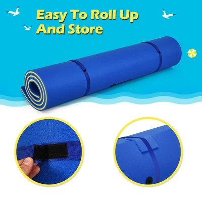 Costway 3 Layer Floating Water Pad Foam Mat Water Recreation Relaxing 9' X 6' 5 Costway 3 Layer Floating Water Pad Foam Mat Water Recreation Relaxing 9' X 6' - Image 5