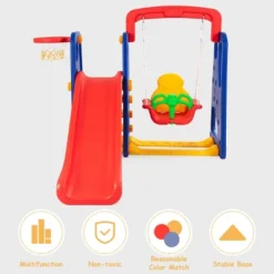 Costway 3 In 1 Junior Children Climber Slide Swing Seat Basketball Hoop Playset 13 Costway 3 In 1 Junior Children Climber Slide Swing Seat Basketball Hoop Playset -Costway Store GUEST 1b7226a3 8b68 4906 b44c 256067641e3e