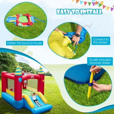 Costway Inflatable Bounce Castle Kids Jumping Bouncer Indoor Outdoor With 480W Blower 6 Costway Inflatable Bounce Castle Kids Jumping Bouncer Indoor Outdoor With 480W Blower - Image 6