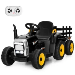 Costway 12V Kids Ride On Tractor With Trailer Ground Loader W/ RC & Lights RedPinkGreen 27 Costway 12V Kids Ride On Tractor With Trailer Ground Loader W/ RC & Lights RedPinkGreen -Costway Store GUEST 1e727920 c301 4c60 bf3d a4f04f99c9a4