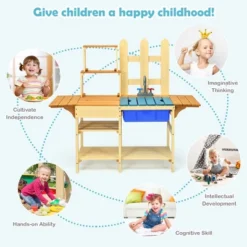 Costway Kid's Wooden Mud Kitchen Pretend Cook Playset Toy For Children 14 Costway Kid's Wooden Mud Kitchen Pretend Cook Playset Toy For Children -Costway Store GUEST 1eef5f7f cf03 4f93 9054 73f1a284b2c5