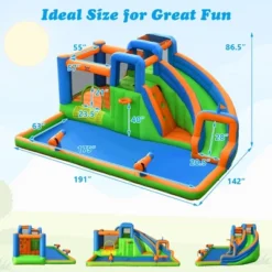 Costway Inflatable Water Slide Giant Bounce Castle W/Dual Climbing Walls Blower Excluded 13 Costway Inflatable Water Slide Giant Bounce Castle W/Dual Climbing Walls Blower Excluded -Costway Store GUEST 1ef595fb 2f91 46a5 b2b4 e0a363be0198