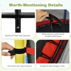 Costway 55'' Kids Trampoline Recreational Bounce Jumper W/Safety Enclosure Net Heavy-duty 14 Costway 55'' Kids Trampoline Recreational Bounce Jumper W/Safety Enclosure Net Heavy-duty -Costway Store GUEST 1f66105b b033 4086 8cde 869d98aeba7c