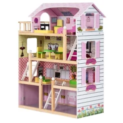Costway Doll Cottage Dollhouse W/ Furniture Kids Wood House Playset Children Toy 12 Costway Doll Cottage Dollhouse W/ Furniture Kids Wood House Playset Children Toy -Costway Store GUEST 1ff4c331 08a5 4060 9e56 c06531982469