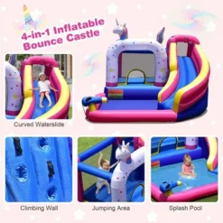 Costway Unicorn Theme Inflatable Water Slide Kids Bounce Castle W/ 480W Air Blower 13 Costway Unicorn Theme Inflatable Water Slide Kids Bounce Castle W/ 480W Air Blower -Costway Store GUEST 20a4edbb 9a96 42ee beb3 043a77fe8f52