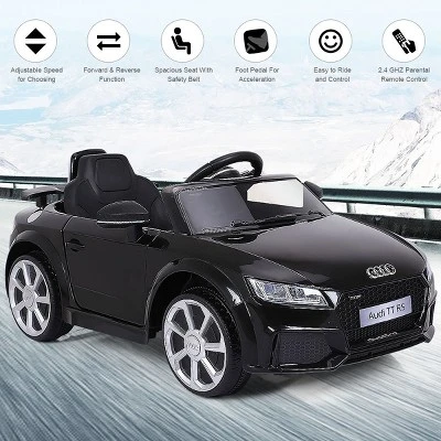 Costway 12V Audi TT RS Electric Kids Ride On Car Licensed Remote Control MP3 4 Costway 12V Audi TT RS Electric Kids Ride On Car Licensed Remote Control MP3 - Image 4