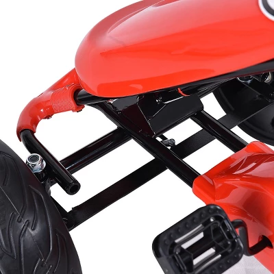 Costway Go Kart Kids Ride On Car Pedal Powered 4 Wheel Racer Stealth Outdoor Toy 6 Costway Go Kart Kids Ride On Car Pedal Powered 4 Wheel Racer Stealth Outdoor Toy - Image 6