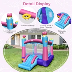 Costway Inflatable Bounce House 3-in-1 Princess Theme Inflatable Castle W/ 735W Blower 13 Costway Inflatable Bounce House 3-in-1 Princess Theme Inflatable Castle W/ 735W Blower -Costway Store GUEST 268e1c21 875a 45d3 80cc c1cf5b408315
