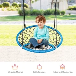 Costway Spider Web Chair Swing W/ Adjustable Hanging Ropes Kids Play Equipment BlueOrange 15 Costway Spider Web Chair Swing W/ Adjustable Hanging Ropes Kids Play Equipment BlueOrange -Costway Store GUEST 269c5162 91eb 441f a856 ee1791a290a3