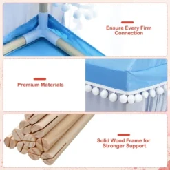 Costway Kids Play Tent Large Playhouse Children Play Castle Fairy Tent Gift W/ Mat PinkBlue 18 Costway Kids Play Tent Large Playhouse Children Play Castle Fairy Tent Gift W/ Mat PinkBlue -Costway Store GUEST 2730f48b dd1d 4095 94a3 d27b049b5ab9