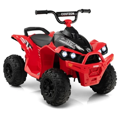 Costway 12V Battery Powered Kids Ride On ATV Electric 4-Wheeler Quad Car With MP3 & Light 9 Costway 12V Battery Powered Kids Ride On ATV Electric 4-Wheeler Quad Car With MP3 & Light - Image 9
